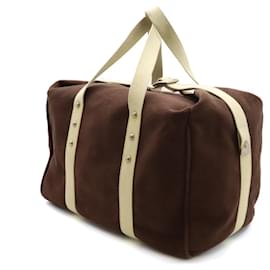Louis Vuitton-Louis Vuitton Antigua Canvas Weekend Boston Bag-Brown
