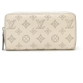 Louis Vuitton-Louis Vuitton Monogram Mahina Zippy Wallet Ivory-White