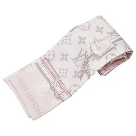 Bufanda de seda Louis Vuitton M70637 Rosa