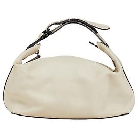 Borsa in pelle Armani bianca Bianco