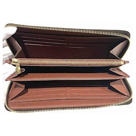 Louis Vuitton-Louis Vuitton Monogram Zippy Wallet-Brown
