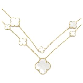 Van Cleef & Arpels-Van Cleef & Arpels Magic Alhambra 11 Motif Necklace K18 YG-White