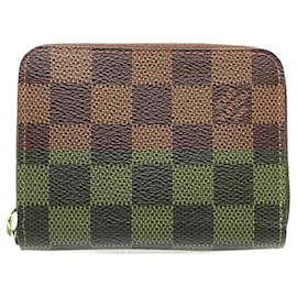 Louis Vuitton-Louis Vuitton Damier Canvas Zippy Coin Purse-Brown