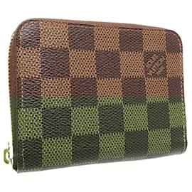 Louis Vuitton-Louis Vuitton Damier Canvas Zippy Coin Purse-Brown