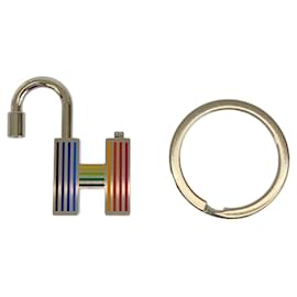 Hermès-Hermes Metal H Cadena Keychain-Multiple colors