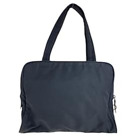 Prada-Prada Nylon Tessuto Logo Shoulder Bag-Black