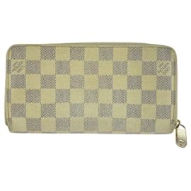Louis Vuitton-Louis Vuitton Damier Azur Zippy Wallet N60019-White