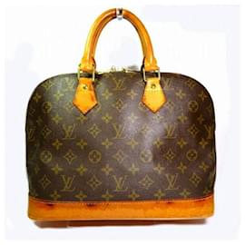 Louis Vuitton-Louis Vuitton Alma Monogram Handbag M51130-Brown