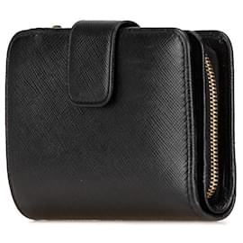 Prada-Prada Saffiano Leather Bifold Wallet-Black