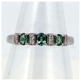 Autre Marque-Alexandrite Diamond Ring Pt950 Platinum-Other