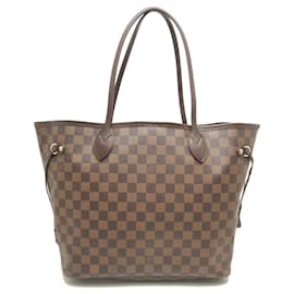 Louis Vuitton-Louis Vuitton Damier Neverfull MM Tote Bag-Brown