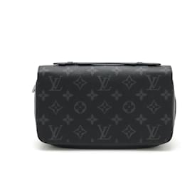 Louis Vuitton-Louis Vuitton Monogram Eclipse Zippy XL Wallet-Black