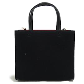 Givenchy-Givenchy BB50N0B1F1001 Canvas 2way Shoulder Bag-Black