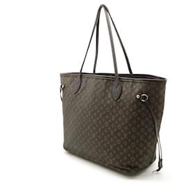 Louis Vuitton-Louis Vuitton Monogram Idylle Neverfull MM Tote Bag-Brown