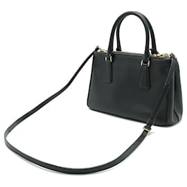 Prada-Prada Saffiano Leather 2WAY Handbag BN2316-Black