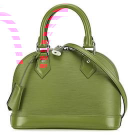 Louis Vuitton-Louis Vuitton Alma BB Leather Handbag M41160-Red