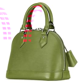 Louis Vuitton-Louis Vuitton Alma BB Leather Handbag M41160-Red