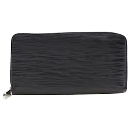 Louis Vuitton-Louis Vuitton Epi Leather Zippy Wallet-Black