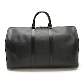 Louis Vuitton-Louis Vuitton Epi Keepall 45 Boston Bag M42972-Black