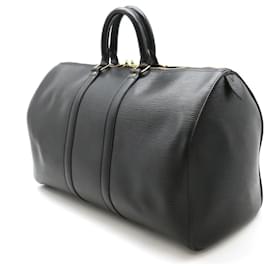 Louis Vuitton-Louis Vuitton Epi Keepall 45 Boston Bag M42972-Black