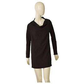 Ted Baker Black Long Sleeve Polyester Mini Dress Black