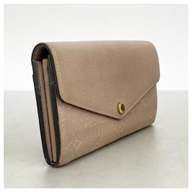 Louis Vuitton-Louis Vuitton Long Wallet Monogram Empreinte-Grey