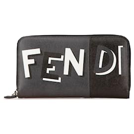 Fendi-Fendi Long Wallet 7M0210-Brown,Black,White