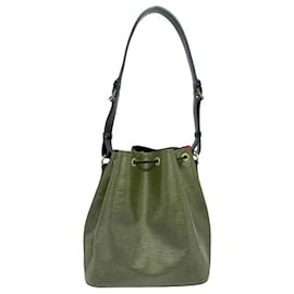 Louis Vuitton-Louis Vuitton Epi Petit Noe Shoulder Bag-Black,Red