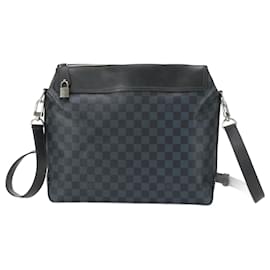 Louis Vuitton-Louis Vuitton Damier Cobalt Greenwich Leather Shoulder Bag-Other
