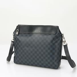 Louis Vuitton-Louis Vuitton Damier Cobalt Greenwich Leather Shoulder Bag-Other