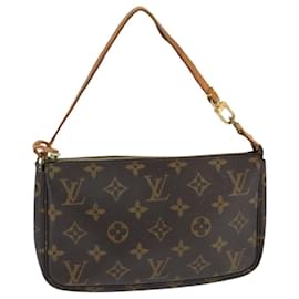 Louis Vuitton-LOUIS VUITTON Monogram Pochette Accessoires Pouch M51980 LV Auth 97719-Monogram