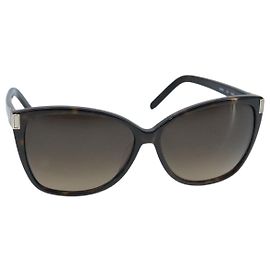 Chloé Óculos de sol Chloe de plástico marrom Auth ar12915 Marrom