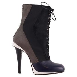 Fendi Leather boots Black