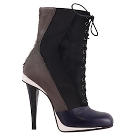 Fendi-Leather boots-Black