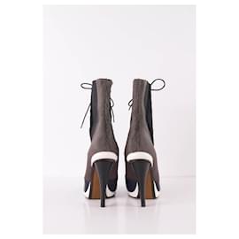 Fendi-Leather boots-Black