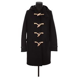 Saint Laurent Cappotto di lana Nero