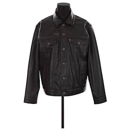 Levi's Lederjacke Schwarz