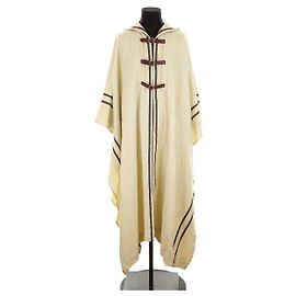 Laurence Bras Poncho de algodão Bege