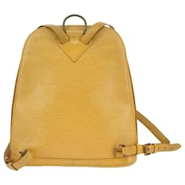 Louis Vuitton-LOUIS VUITTON Epi Gobelins Backpack Yellow M52299 LV Auth 100128-Yellow
