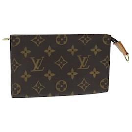 Louis Vuitton-LOUIS VUITTON Monogram Bucket PM Accessory Pouch LV Auth 100419-Monogram