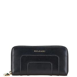 Bulgari Cartera Larga Serpenti Forever de Bvlgari Negro