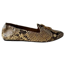 Tory Burch Mocasines Eleanor en serpiente estampada Multicolor
