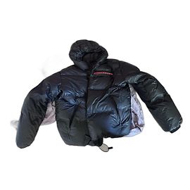 Prada Nylonjacke Schwarz Schwarz