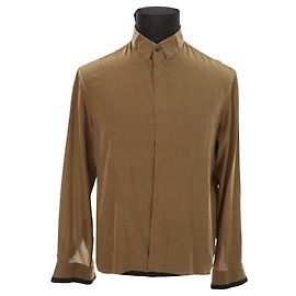 Haider Ackermann Seidenhemd Khaki