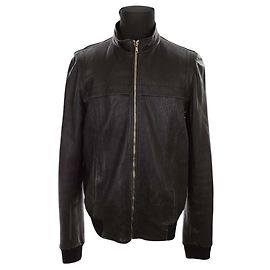 Rick Owens Leather jacket Black