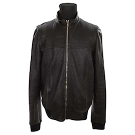 Rick Owens-Leather jacket-Black