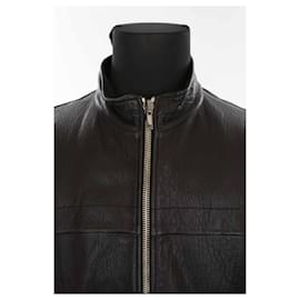 Rick Owens-Leather jacket-Black