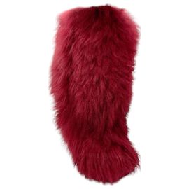 Botas de piel de cordero burdeos hasta la rodilla Sonia Rykiel Burdeos