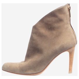 Gianvito Rossi Grey suede ankle boots - size EU 36.5 Grey