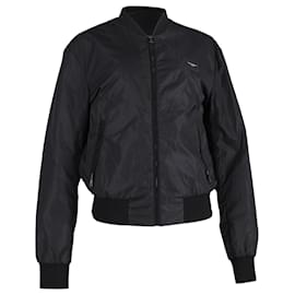 Dolce & Gabbana-Dolce & Gabbana Bomber Jacket in Black Nylon-Black